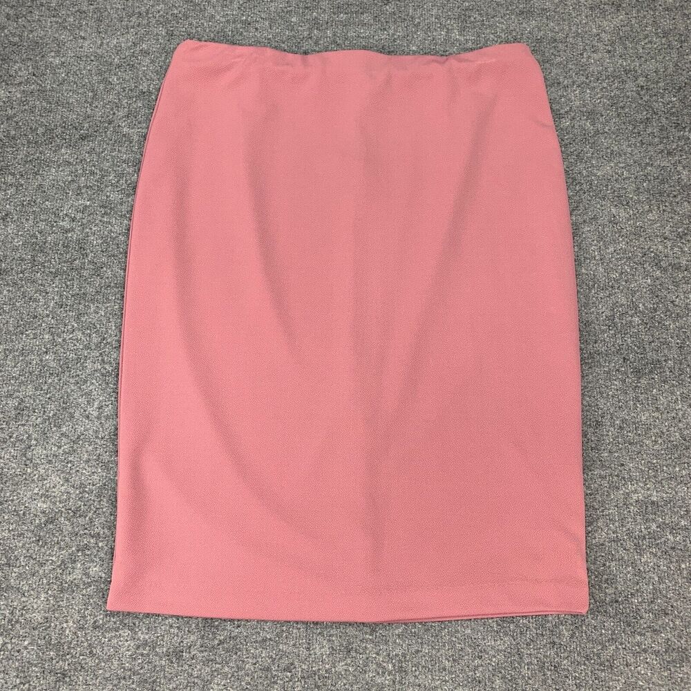 7th Avenue Design Studio Skirt Womens XL Extra Large Foxglove Lined Kick Pleat - Picture 2 of 10